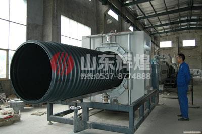 對pe波紋管的生產流程介紹