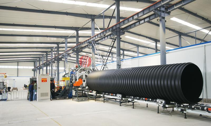 HDPE鋼帶增強（qiáng）螺旋波紋管簡介