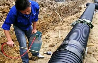 鋼帶增強螺（luó）旋波紋管連接方法（fǎ）