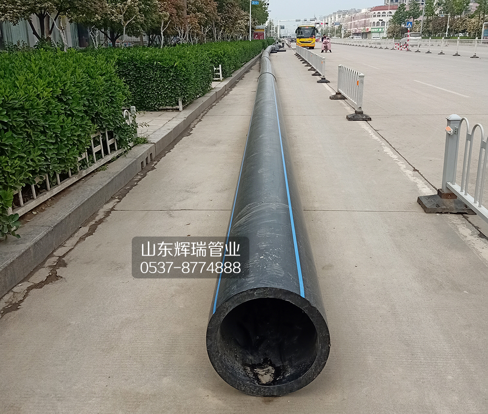 城鎮pe給水管施工案例