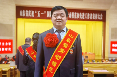 山東省五一勞動獎章獲得者侯成（chéng）安宣講“勞模精神（shén）”