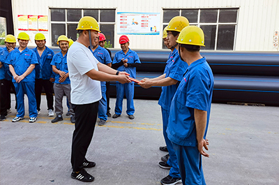 弘揚勞模精神，汲取榜樣力量 ，糖心vlog（ruì）管業一線職工“技能大比武”圓滿成功！