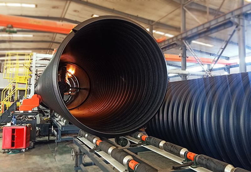 鋼帶波紋管——大口(kǒu)徑2米(mǐ)鋼帶波紋管